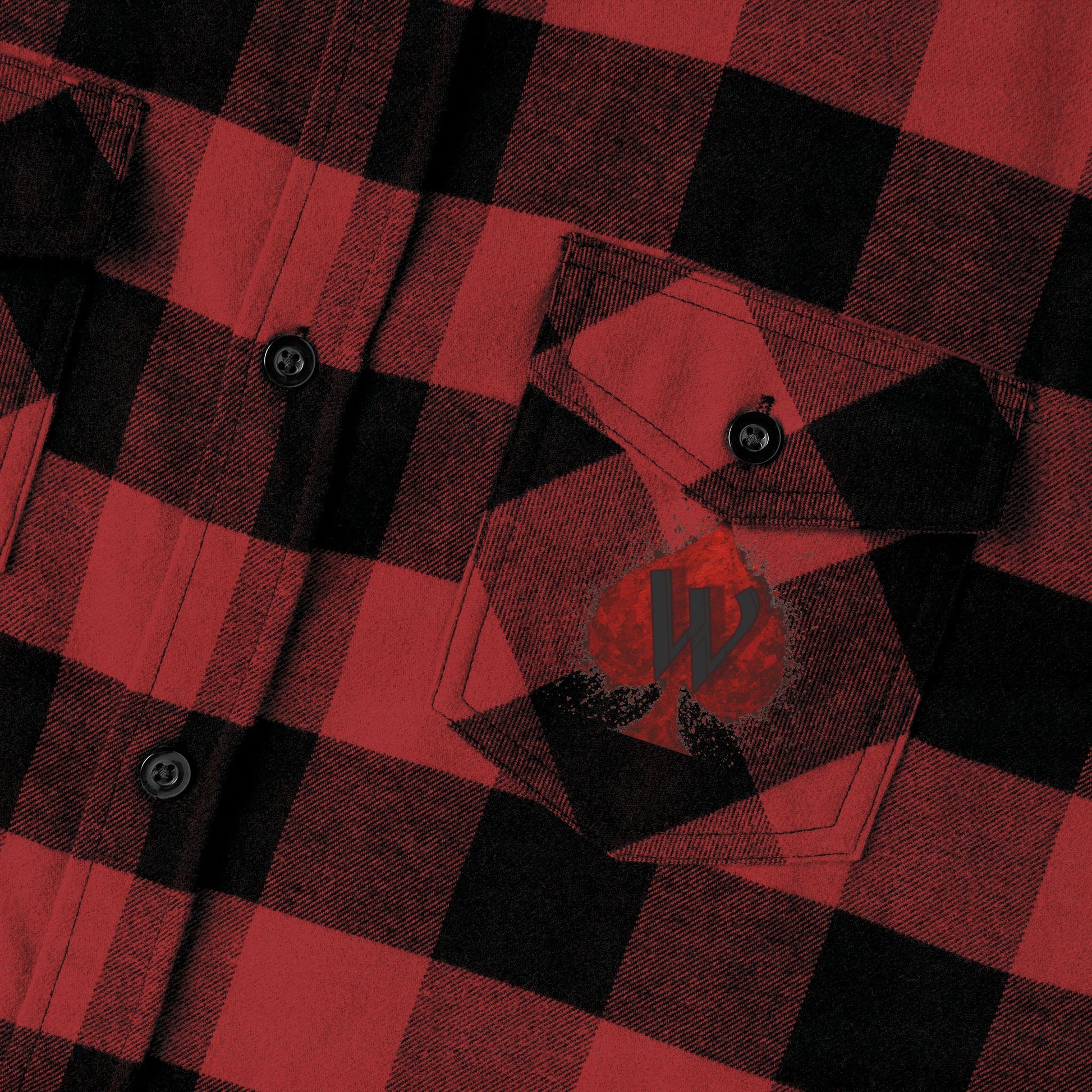 Flannel Shirt Edgar Allen Poe Inspired All I Love I Love Alone Design