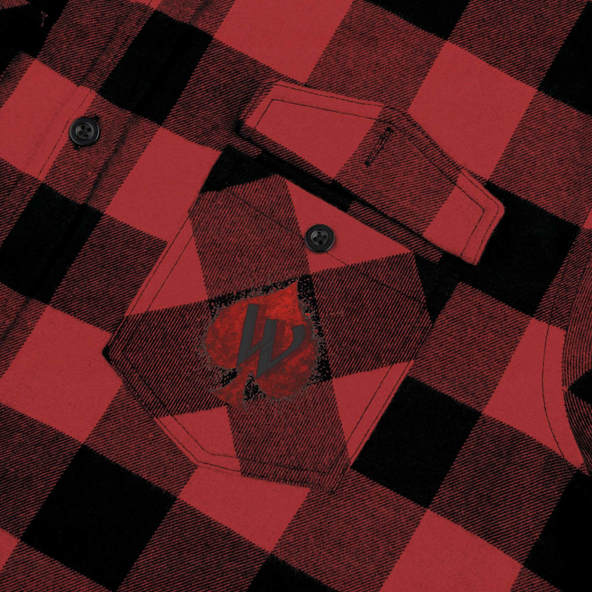 Flannel Shirt Edgar Allen Poe Inspired All I Love I Love Alone Design