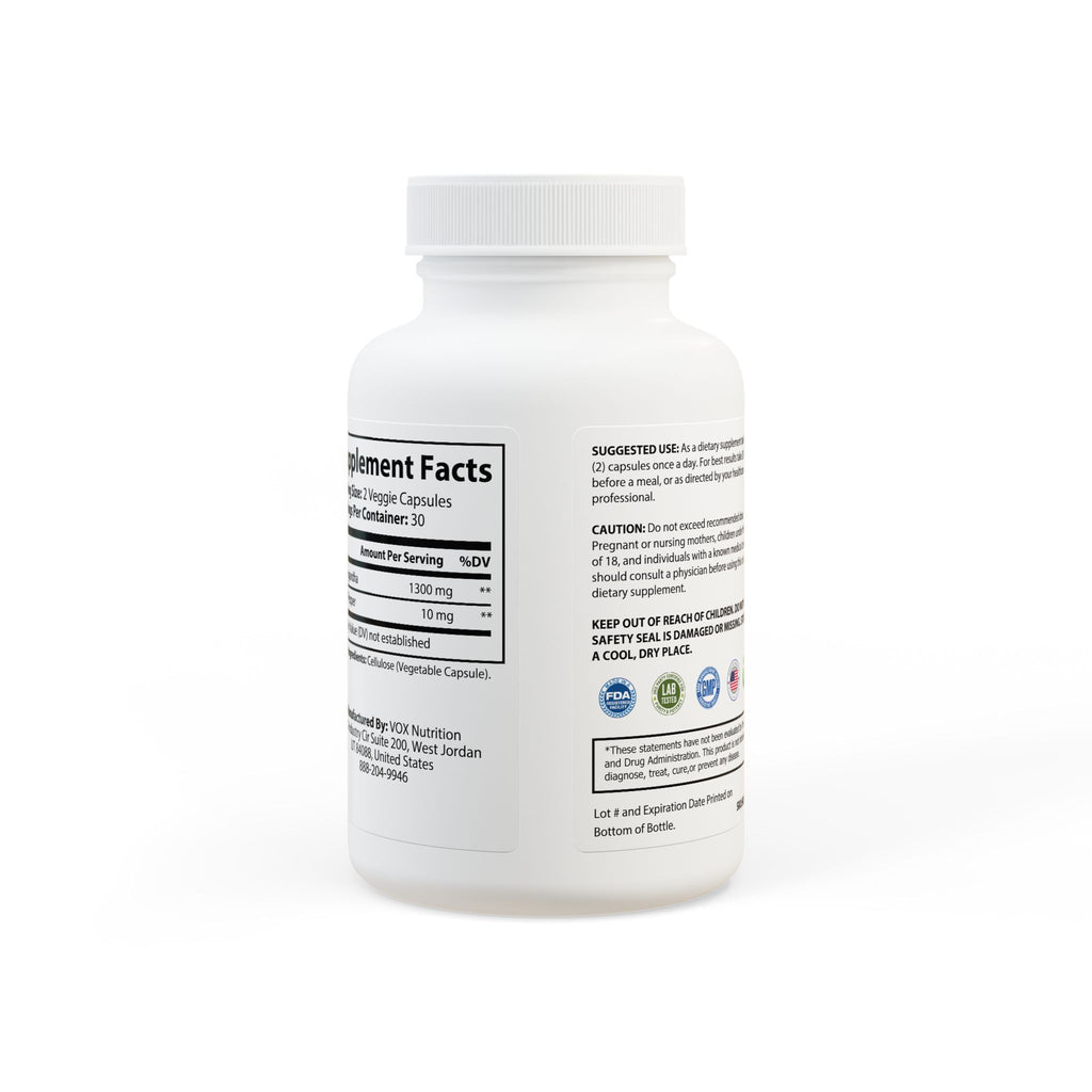 Performance Boost w/ Ashwagandha and Black Pepper  (60 capsules)